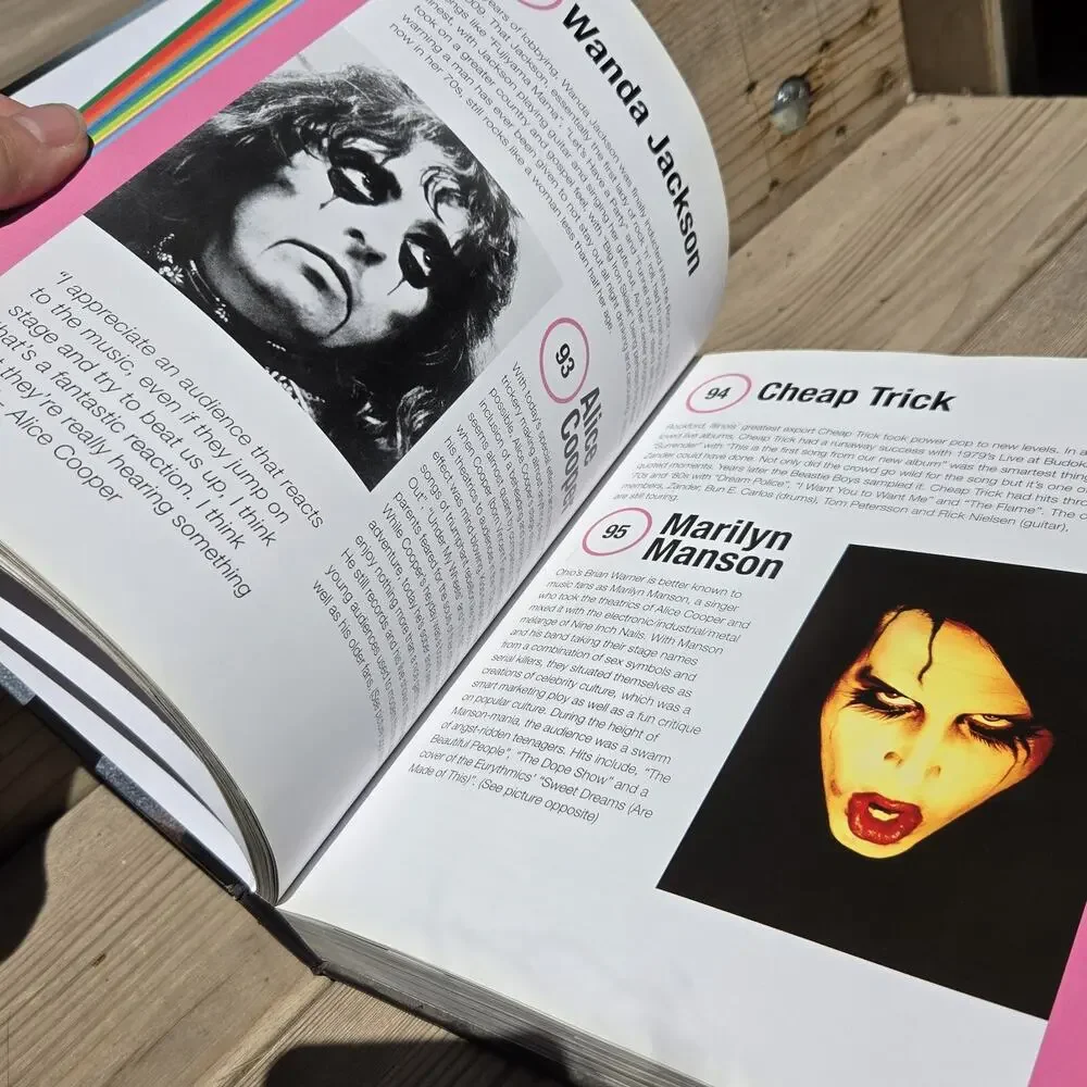 500 Rock Bands: A Line up of the 500 Best - Hardcover, by‎ Joanne Huffa - Good